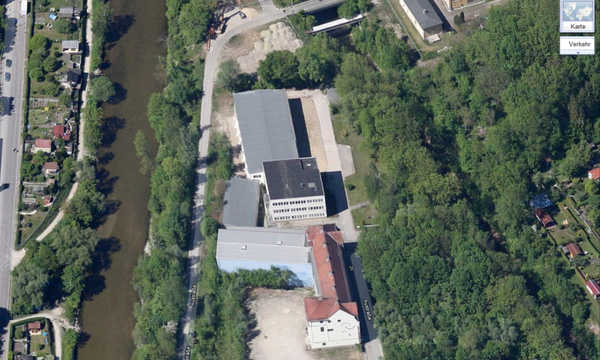 Lage Parc-Piccard – Luftbild Augsburg